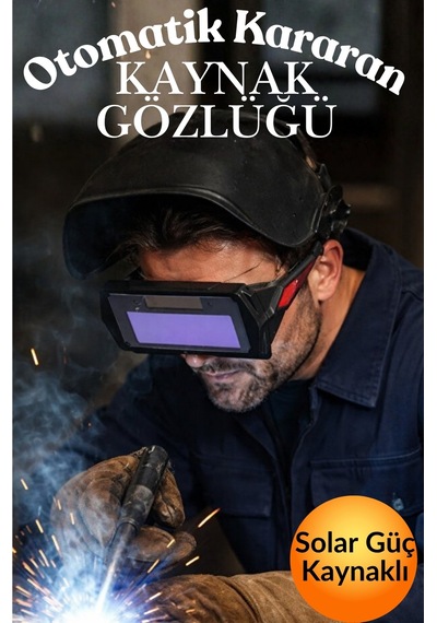 Otomatik Kararan Kaynakçı Gözlüğü Kaynak Maskesi Koruyucu Güvenliği Gözlük Kaynak