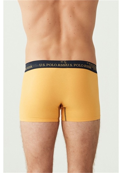 U.S. Polo Assn. U.s Polo Assn. 80178 Erkek 3 Lü Boxer-sax&lacivert&sarı Çok Renkli