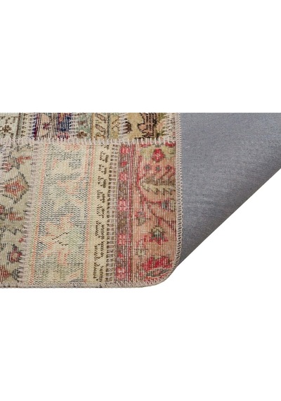 Doğal Ve Sıcak Atmosfer Yaratan Patchwork Halı 230x160 Cm 6338
