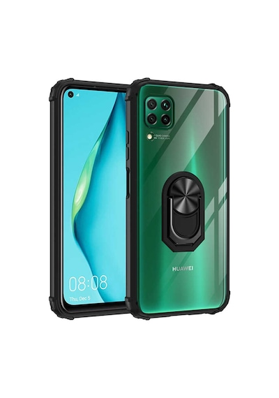 Huawei P40 Lite Kilif Seffaf Sararmaz Yüzüklü Mola Kapak 389837166
