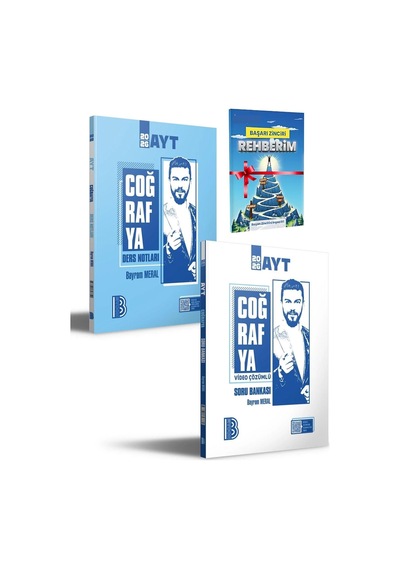 Benim Hocam Ayt Coğrafya Ders Notları Ve Soru Bankası Seti 2 Kitap