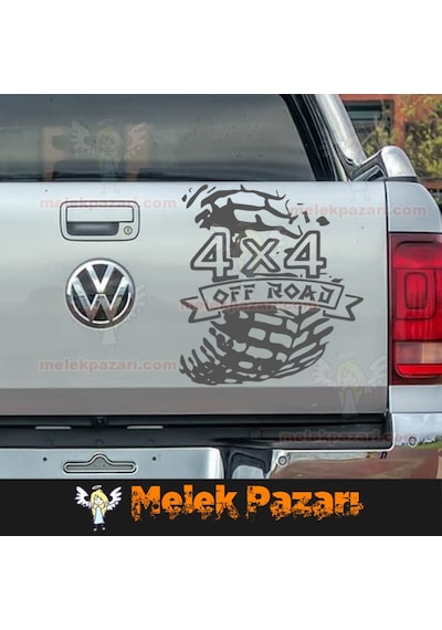 Off Road 4X4 Lastik Izi Araba Sticker Off Road 4X4 Lastik Izi Araba Sticker