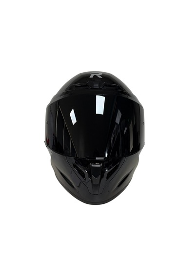 Rivox R2 Gloss Black Motosiklet Kask Siyah