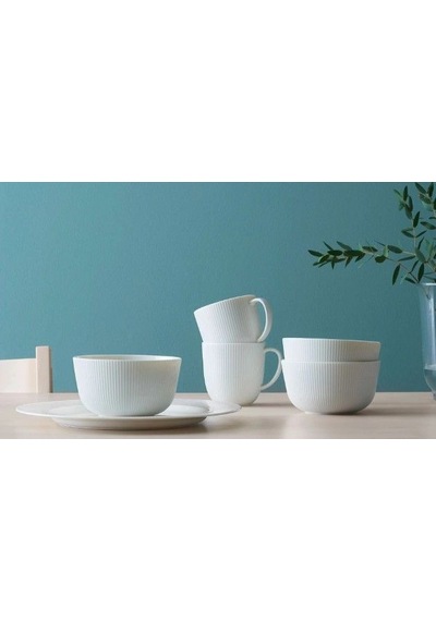 Ikea Ofantlıgt Porselen Kupa 9 Cm 310 Ml Beyaz 1 Parça