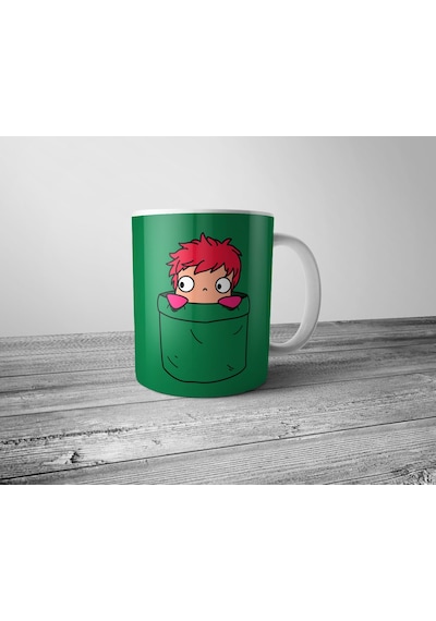 Ponyo Kupa Bardak Studio Ghibli - Miyazaki