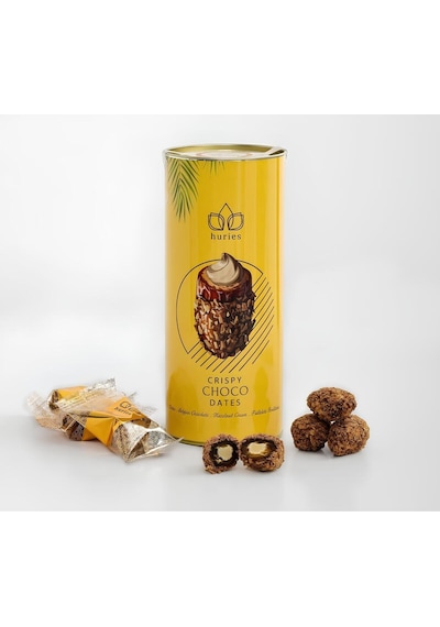 Crispy Çıtır Çikolatalı Fındık Kreması Dolgulu Hurma 200 Gr