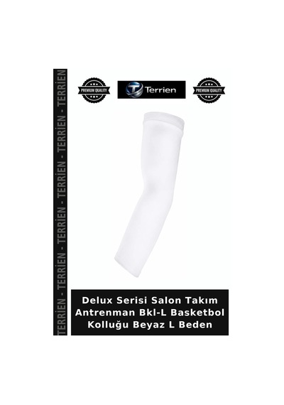 Delux Serisi Salon Takım Antrenman Bkl-l Basketbol Kolluğu Beyaz L Beden