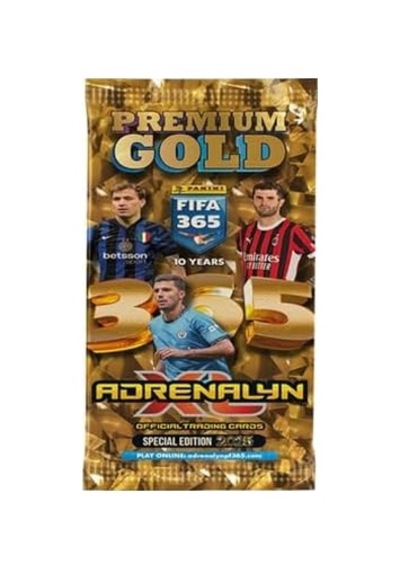 Hediyecik Special Limited Edition Panini Fifa 365 2025 Adrenalyn Xl Premium Gold Futbolcu Kartları 1 Paket