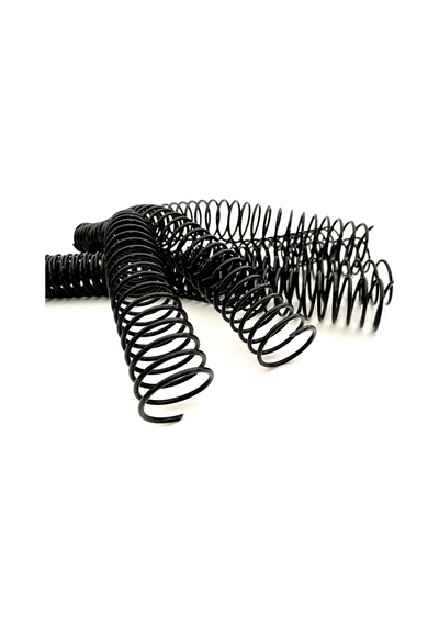 Plastik Helezon Spiral 25mm. 4:1 Siyah 50 Ad. 48 Lop Poşetli