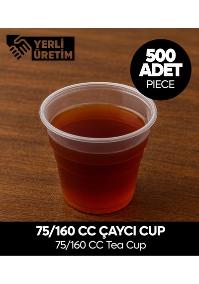 75/160 Cc Çaycı Cup Pp 500 Adet Diğer