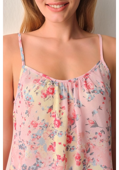 Suwen Daydream Atlet Şort Pijama Takımı Sh26532667334 Pembe