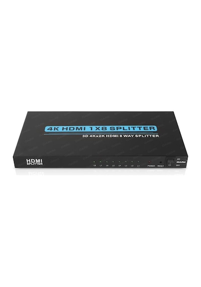 Dark Full Hd 1 Giriş 8 Çıkışlı Hdmı Splitter Sinyal Çoğaltıcı D