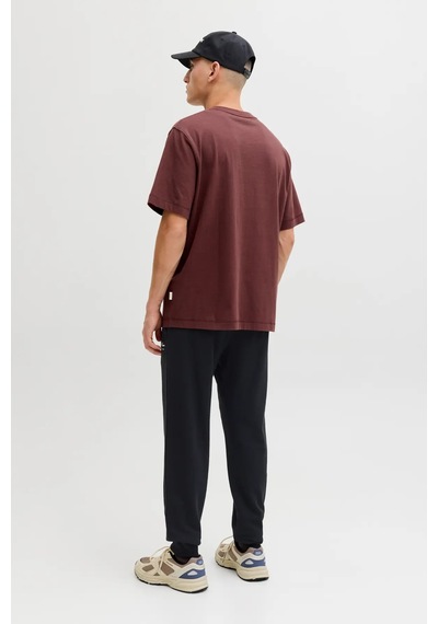 Jack & Jones Erkek Jpstgordon Logo Detaylı Çift Cepli Eşofman Altı 12288641 Siyah Siyah