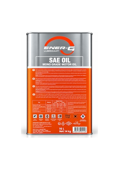 Ener-g 30 Numara Genel Maksatlı Yağ 16 L