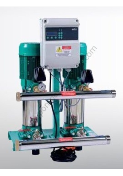 Initial Coe2-msv 408 T 2x2,2kw Trifaze Dikey Çok Kademeli 2 Pompalı Hidrofor Seti
