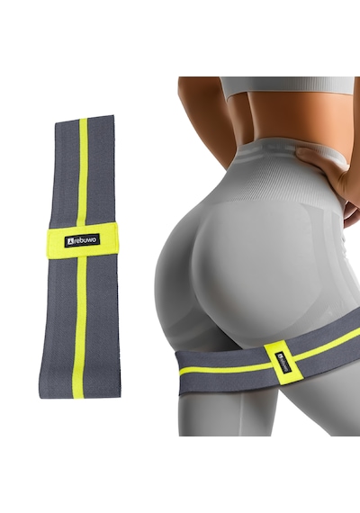 Pilates ve Squat Egzersiz Kaymaz Kumaş Direnç Bandı 40 cm