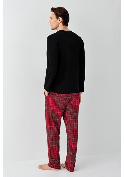 Arnetta Erkek Siyah Pijama Takımı 5274-48536 Siyah