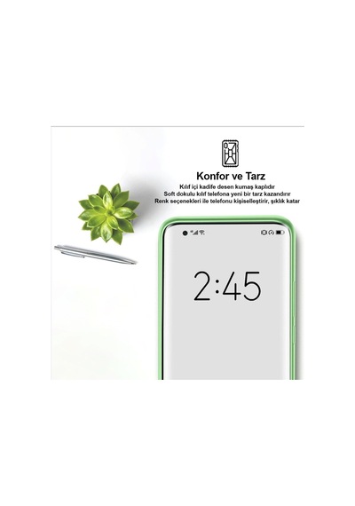 Samsung Uyumlu Galaxy M34 5g Kılıf Kamera Korumalı Lansman Silikon Kapak