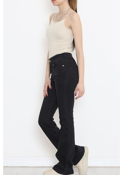 Mokashopin - İspanyol Paça Kot Pantolon Füme4 - 11878.1431. 001