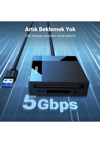 Tr Usb 3.0 Kart Okuyucu Sd/tf/cf/ms İçin 4'ü 1 Arada Kart Okuyucu Sd Kart Okuyucu Sd, Cf, Mikro Sd, Sdxc, Mikro Sdhc,