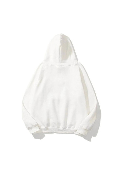 Startmore Unisex Layful By Sweatshirt Hoodie Beyaz Beyaz