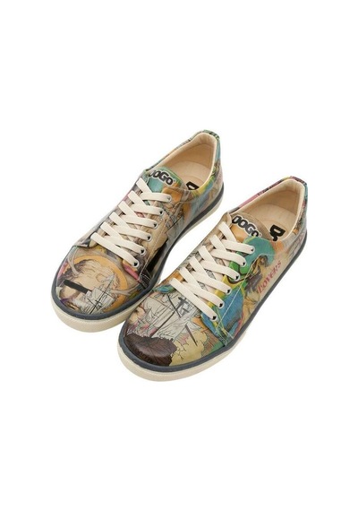 Kadın Vegan Deri Çok Renkli Sneakers - Ancient Tales Tasarım