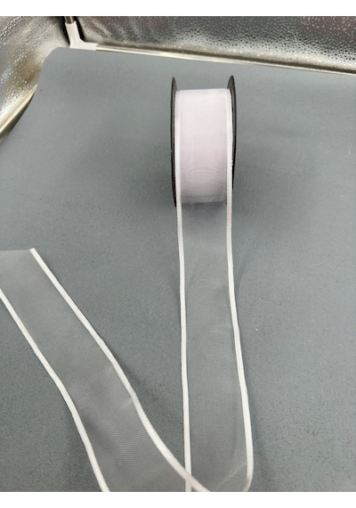4 Cm Fileli Organze Şerit-5 Metre
