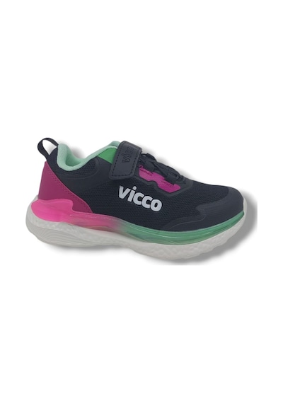 Vicco Yancy Kız Çocuk Siyah - Fuşya Spor Ayakkabı Siyah