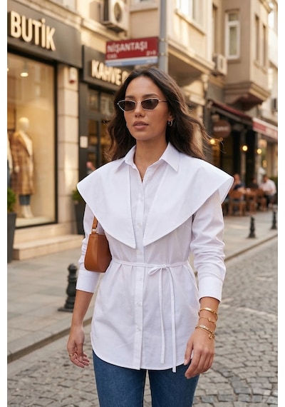 Lela Bayan Gömlek 6774128 Beyaz