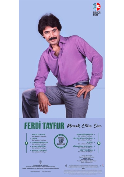 Plak - Ferdi Tayfur - Ferdi Tayfur - Merak Etme Sen