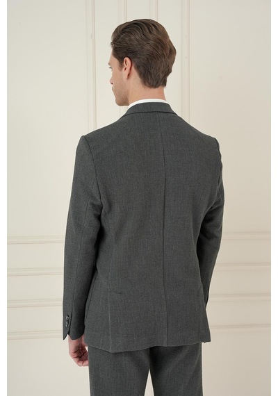 Efor C 694 Slim Fit Füme Spor Ceket Füme