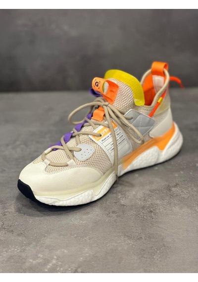 24y566 Bej Guja Sneaker Siyah