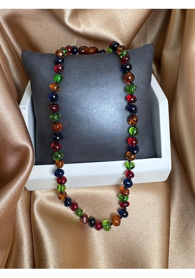 Kehribar Kolye 0-6 Yaş / 32-38 Cm Gösterildiği Gibi 98527715