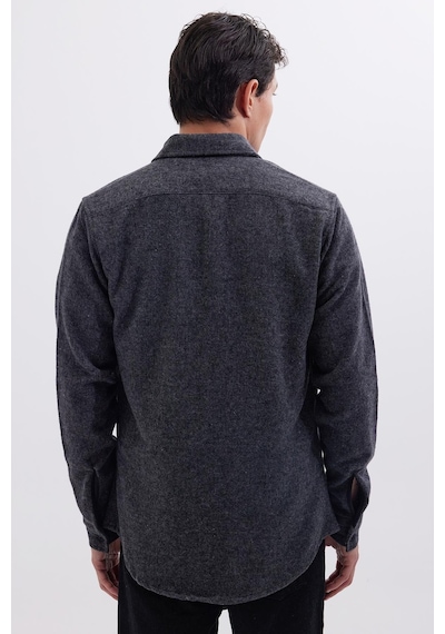 Tudors Erkek Slim Fit Tek Cep Kapaklı Düz Oduncu Spor Koyu Gri Gömlek-41547 Koyu Gri Tudors Erkek Slim Fit Tek Cep Kapaklı Düz Oduncu Spor Koyu Gri Gömlek-41547 Koyu Gri