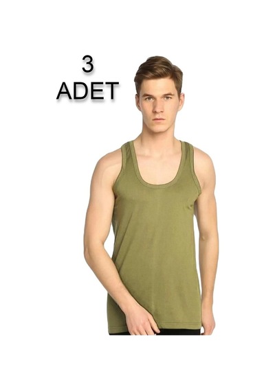 Erkek Penye Atlet 3'lü 001