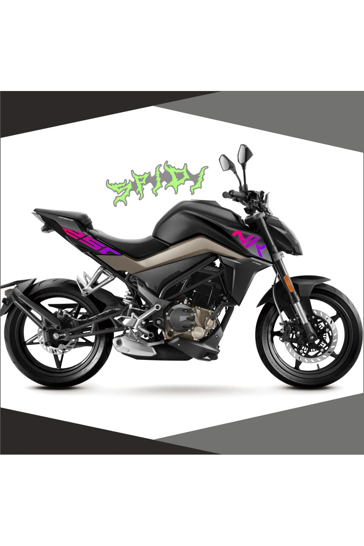 Nk 250 Pembe Mor Sticker Set 2018-2022