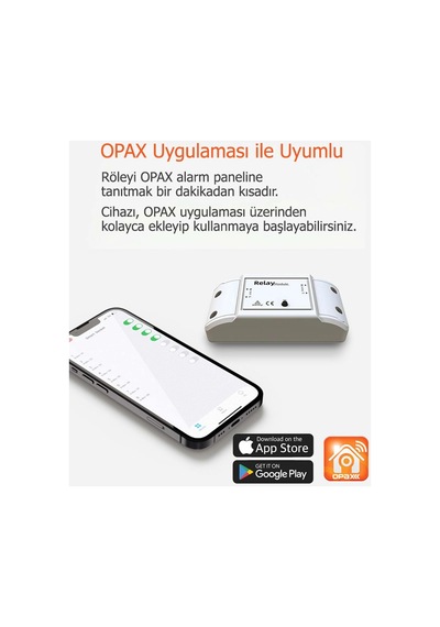 Opax Relay-35a Akıllı Röle Modülü / Akıllı Switch / Relay Module 220v-1800w