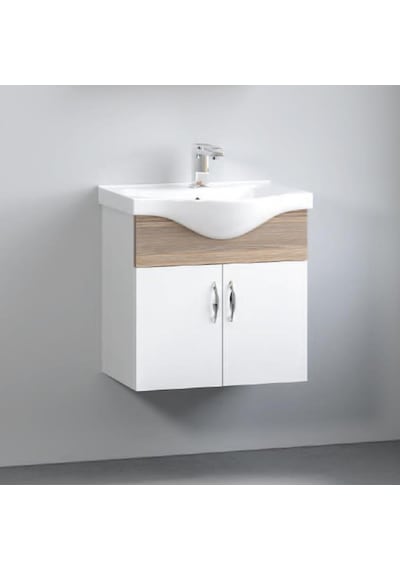 Denko Akyazı 55 Cm Mdf Banyo Dolabı. Alt Modül Ve Lavabo Çok Renkli