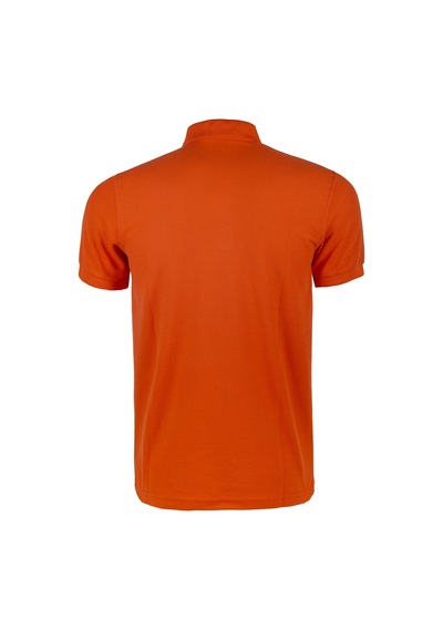Evolite Deepraw Erkek Polo T-shirt- Turuncu Çok Renkli