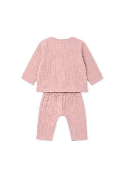 Bip Baby Kız Bebek 3'lü Müslin Takım Mürdüm Somon
