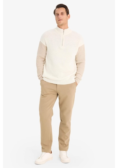 DeFacto Regular Fit Normal Kesim Kumaş Pantolon Cepli Düz Paça E2937AX24WNBG198