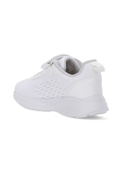 Slazenger Flarex Unisex Çocuk Cırt Cırtlı Beyaz / Gri Günlük Spor Ayakkabısı Beyaz - Gri