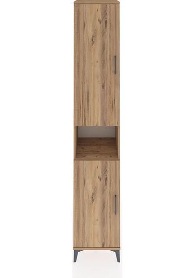 Hyperion Dolap 7 Raflı 2 Kapaklı 44x44x243 Çam-çam Çam