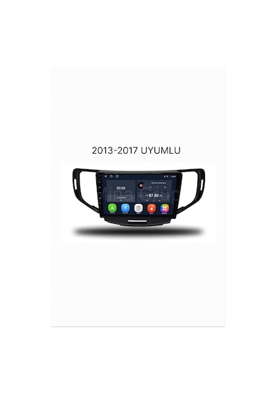 Snp Serisi Honda Accord 2013 İle 2017 Uyumlu 9 İnç Android Multimedya Sistemi 6-128 Gb Hafıza Carplay Android Auto Ve Geri Görüş Kamerası 9"