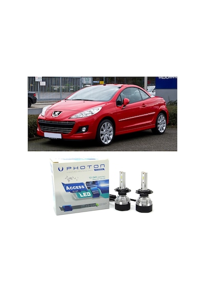 Peugeot 207 Cc Sis Far Ampulü H11 Access Yeni Seri Beyaz 2006-2014