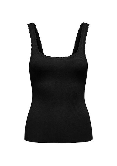 Only Onlgemma Sl U-neck Knt Noos Kadın Siyah Kazak - 15314659