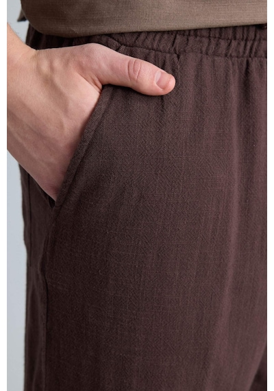Defacto %100 Pamuk Baggy Fit Pantolon G2592ax26spbn192 Kahve-bn192