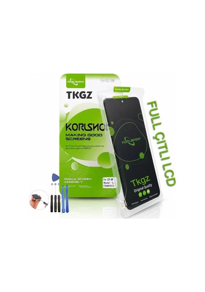 Tecno Spark 20c Uyumlu -korlshow- Lcd Ekran Dokunmatik Servıce Pack Lcd Full Çıtalı + Tamir Set