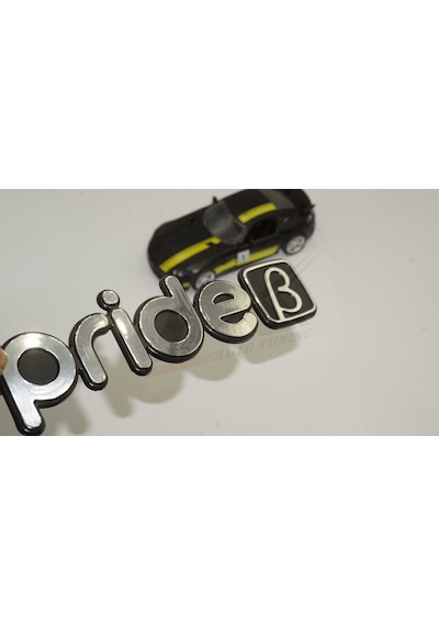Kia Pride B Logo Bagaj 3M 3D Krom Abs Logo Amblem