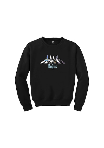 The Beatles Abbey Road Siyah Sweatshirt